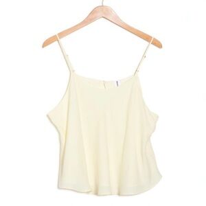 New 2022 Nordstrom Swing Cami‎ Ivory Size Large Minimalist Basic Tank Top Abound